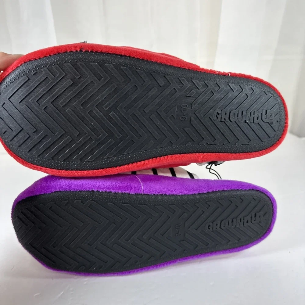 Ground Up Beetle Juice Lydia Deetz Plush‎ Character Slippers Kids 9/10